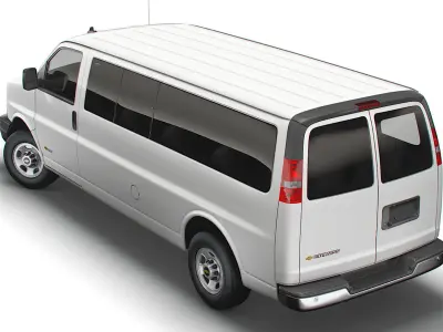 Chevrolet Express Extended WB 2022 3D model