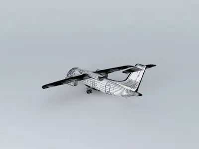 Template Dornier Do 328JET 3D model