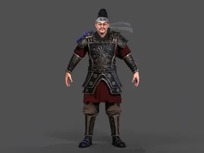 Ninja roman soldier 3D model