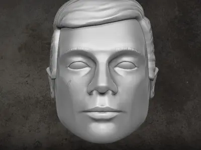 Classic Joe Head 3D printable File For Action Figures 3D print model