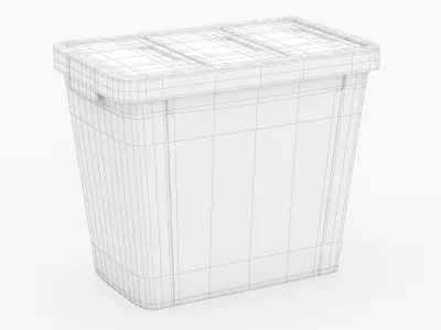 Mattiussi Ecologia Polymax Waste Bin Free 3D model