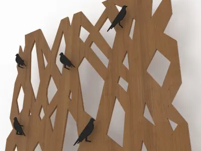 Tree hanger Free 3D model