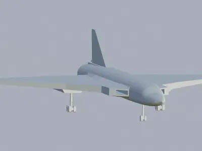 Long range supersonic bomber Nu-22 3D print model