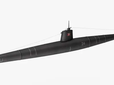Submarine Ko-Hyoteki 3D model
