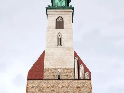 Church Saint Mary Low-poly 3D model