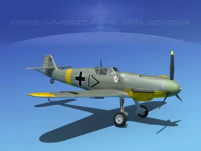 Messerschmitt BF-109 V06 3D model