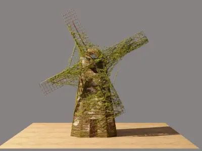 old mill 3D model