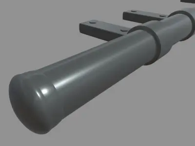 Bull Bar 03 Low-poly 3D model