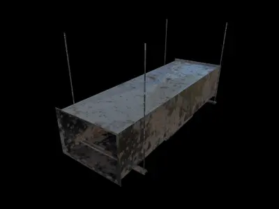 Modular Pipes Vents and Wires pack Low-poly 3D model