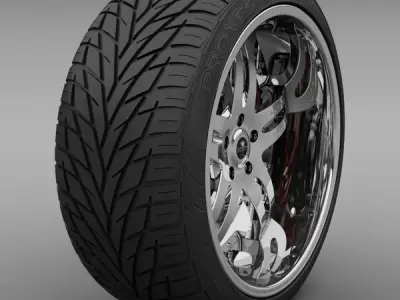 Savini Forged SV-1S Wheel 3D model