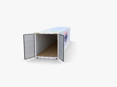 40ft Shipping Container HMM v1 3D model