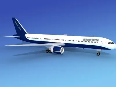 Boeing 757-200 Norman Tours 3D model