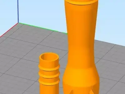 Water Suction Jet Pump Ejector 3D print model