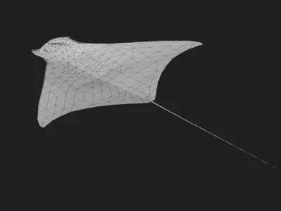 Devilfish Low-poly 3D model