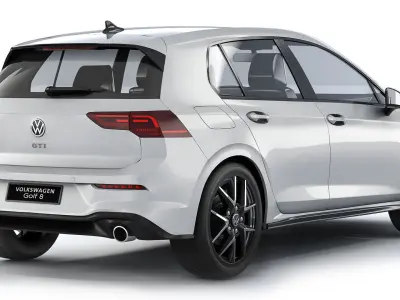 Volkswagen Golf VIII GTI 2020 3D model