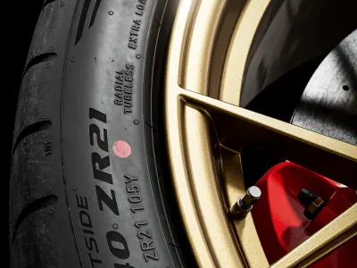 Pirelli R 265 40 ZR21 105Y 3D model