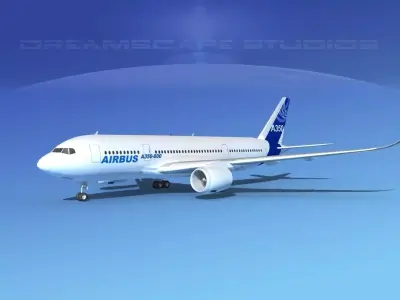 Airbus A350-800 Airbus 3D model