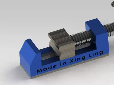 Protec 7-3 parallel clamp Free 3D model