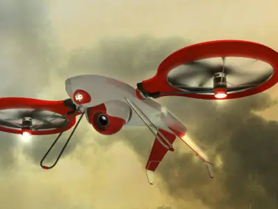 Rescue drone 3D print model