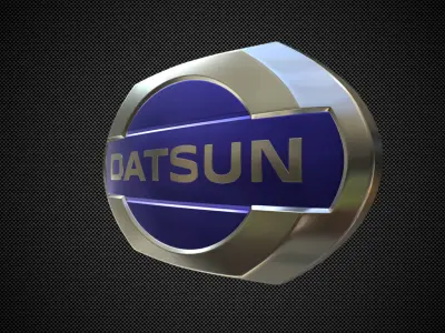 datsun logo 3D model