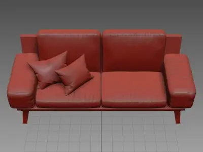 free persian fabric sofa Free 3D model