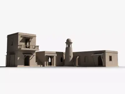 Arab x41 Low-poly 3D model