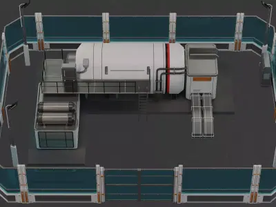Industrial Kitbash-V7 3D model