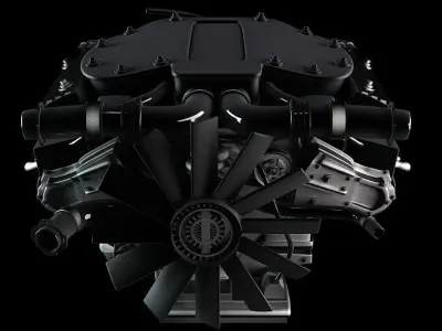 Car Engine 3D model shop