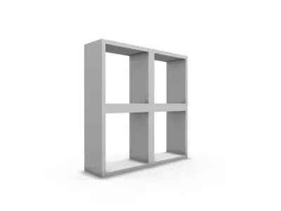 Shelves SHC Quick Office LM Low-poly 3D model