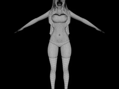 Azur Lane Dunkerque Low-poly 3D model