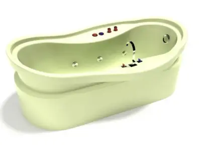 Bathroom Hot Tub Bath 3D model