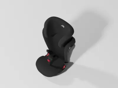 Britax Romer Kidfix III M 15-36 kg baby car seat set S Low-poly 3D model