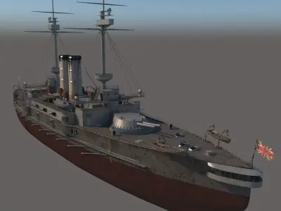 HMS OCEAN 3D model