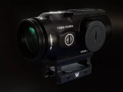 Vortex Spitfire HD Gen II x5 Low-poly 3D model