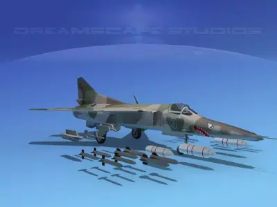 MIG-27 Flogger V02 USSR 3D model