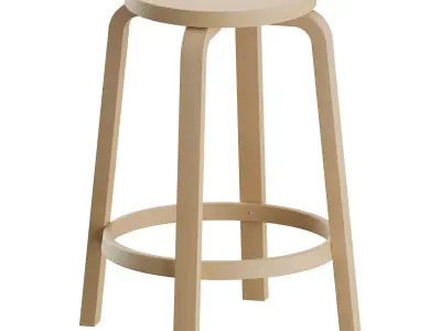 Stool 64 by Artek 3D model