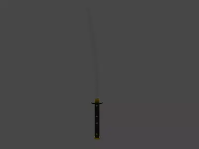 katana samurai sword Free 3D model