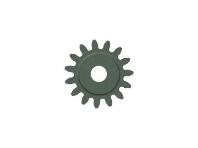 3DPrintable - Spur Gears pressure angle 20 degr - M1 3D model