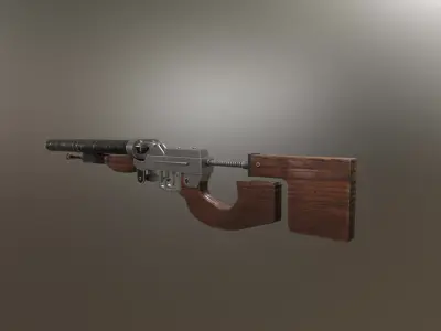 doublet from the game METRO 2033 3D model Low-poly 3D model