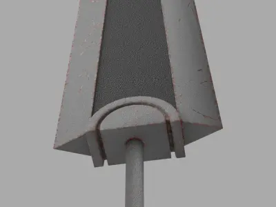 Guts Dragonslayer Two Handed Great Sword Low-poly 3D model