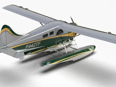 De Havilland Canada DHC-2 Beaver 3D model