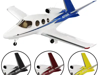 Aircraft Cirrus Vision Jet SF50 3D model