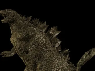 Godzilla 2019 2014 Model Free low-poly 3D model