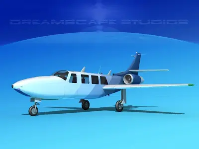 Piper Aerostar FJ-100 Fanjet V03 3D model