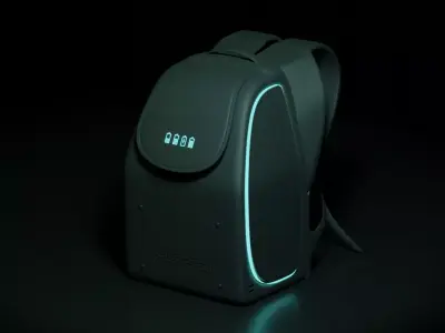 Smart Backpack 3D model