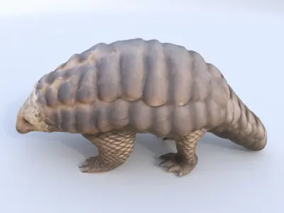 Pangolin 3D model