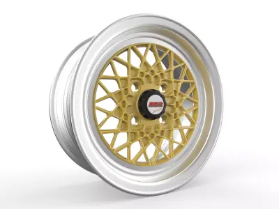 BBS Mahle Custom Wheel 3D model