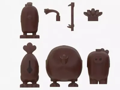 Lego Birds Collections 3D model