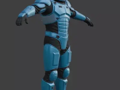 Realistic Astronaut Space Suit 3D model order