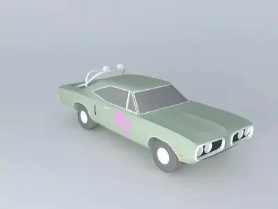 Dodge Shopping Car(t) Free 3D model
